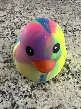 Sunny Days Squeezy Jumbo Duck - Tie Dye - NEW IN BOX